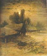 Alexei Savrasov Winter Night painting